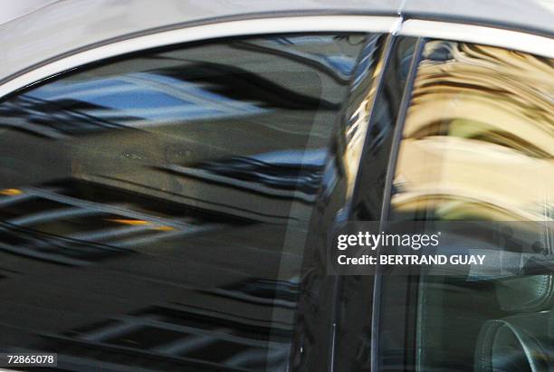 French Prime Minister Dominique de Villepin leaves, 21 December 2006 at the Paris court financial crimes section, after being questioned over a dirty...