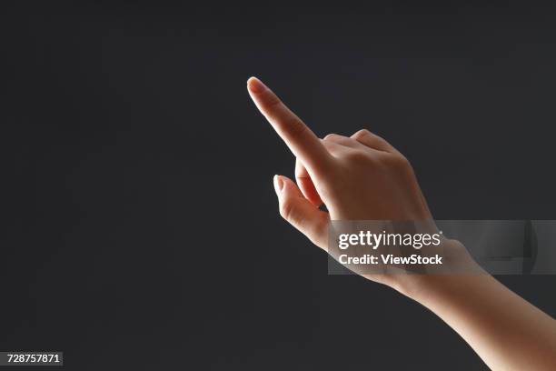 hand close-up - index finger stock pictures, royalty-free photos & images