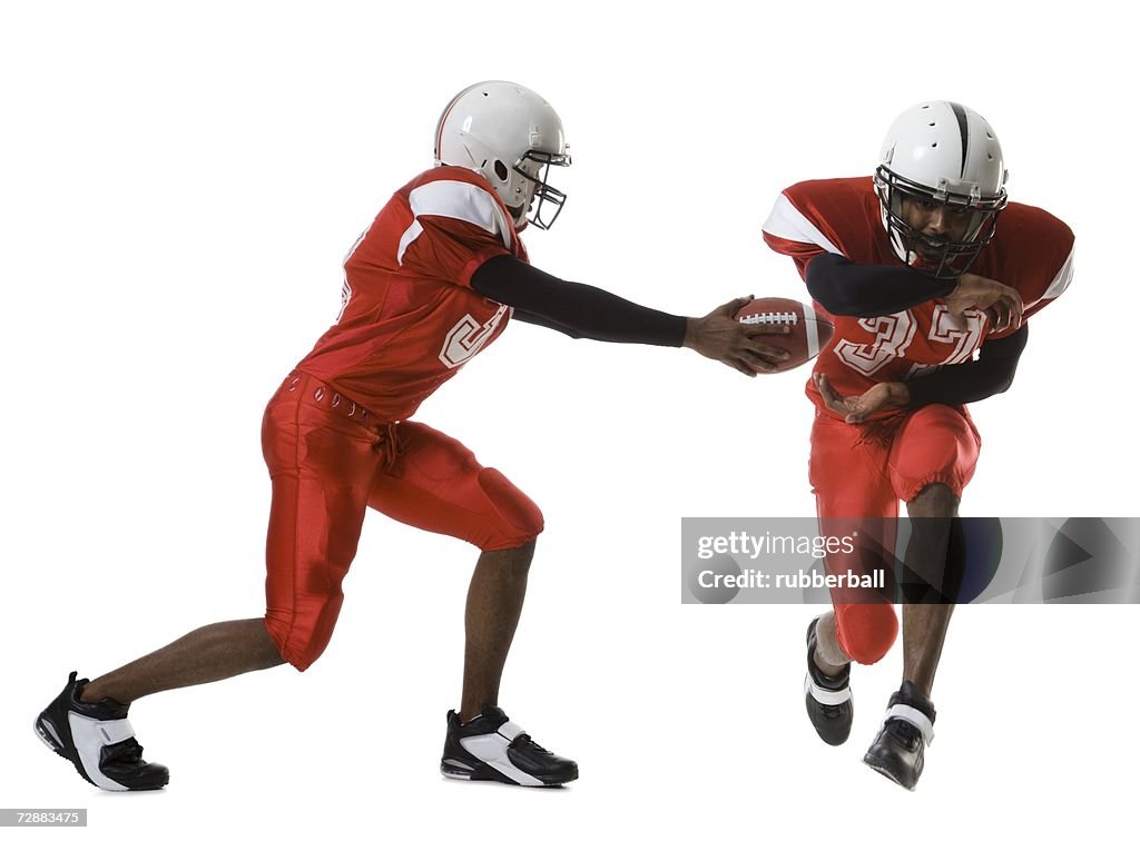 Two American football players