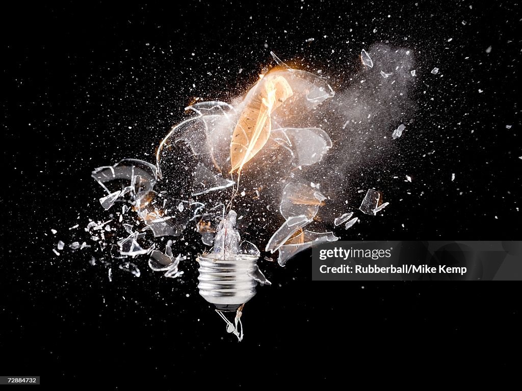 Bulb Exploding Exploding Light Bulb High-Res Stock Photo - Getty Images