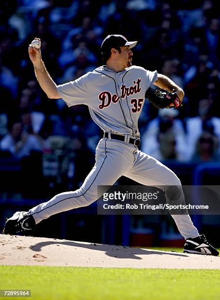 Of the New York Yankees against the Detroit Tigers during Game Two of the American League Division Series on October 5, 2006 at Yankee Stadium in the...