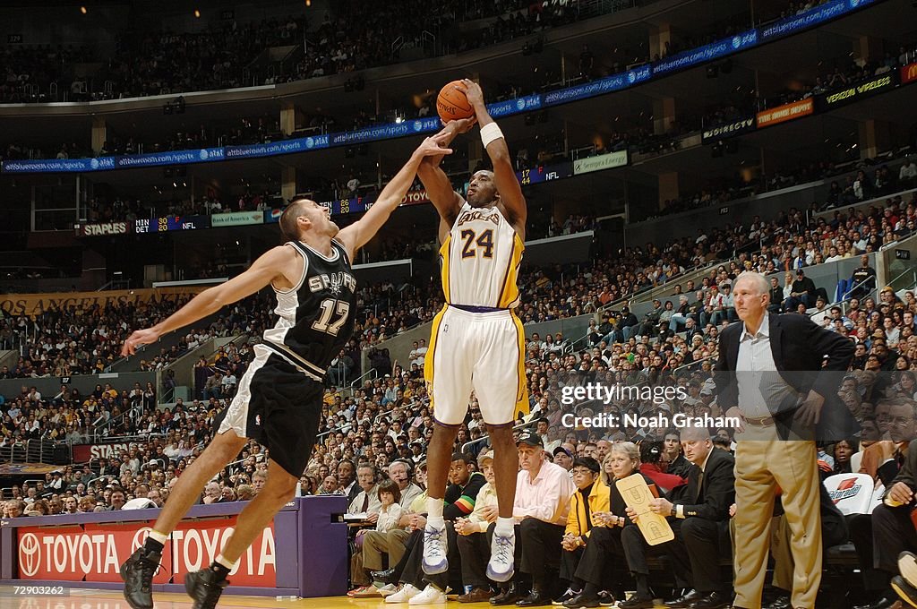 San Antonio Spurs v Los Angeles Lakers