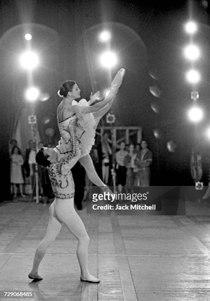 The Harkness Ballet performing in Barcelona, Spain in May 1966. Photo by Jack Mitchell/Getty Images