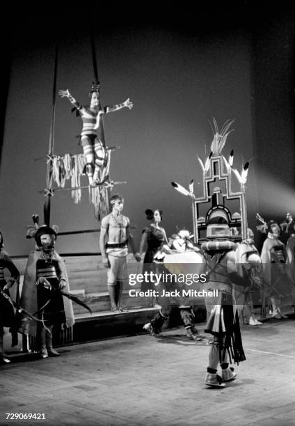 The Harkness Ballet performing in Barcelona, Spain in May 1966. Photo by Jack Mitchell/Getty Images