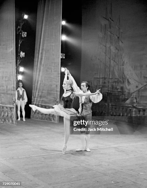 The Harkness Ballet performing in Barcelona, Spain in May 1966. Photo by Jack Mitchell/Getty Images