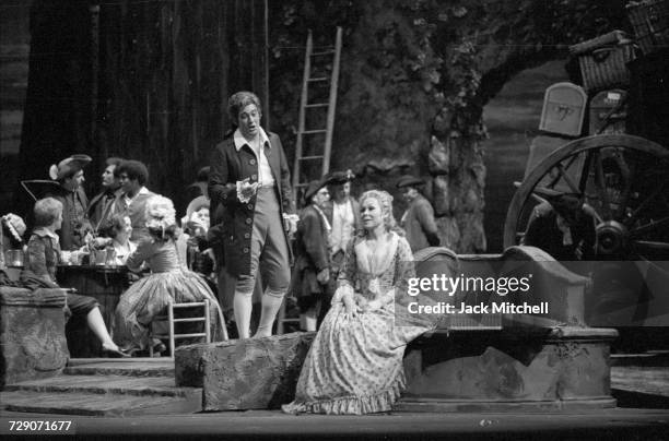 Metropolitan Opera's "Manon Lescaut" starring Renata Scotto, Plácido Domingo, and Pablo Elvira, in March 1980. Photo by Jack Mitchell/Getty Images