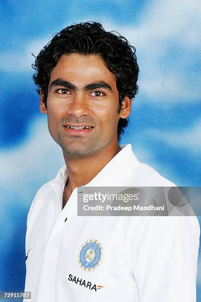 Headshot of Mohammad Kaif of India taken ahead of the ICC Champions Trophy on October 2, 2006 in Mumbai, India.