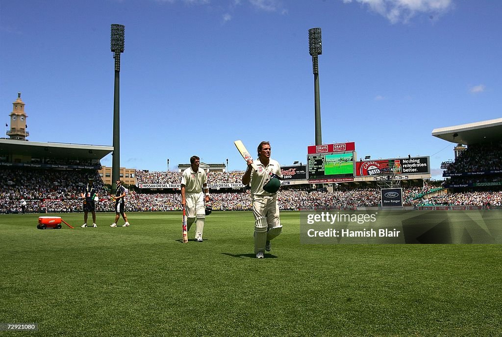 Fifth Test - Australia v England: Day Three