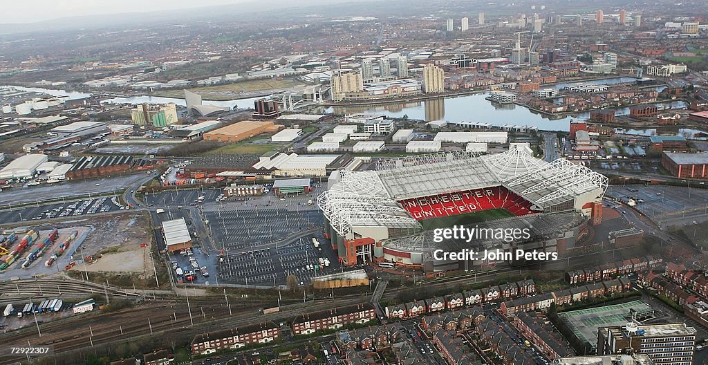 Old Trafford aerial shots