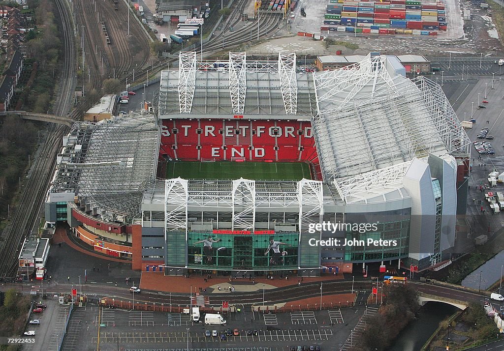 Old Trafford aerial shots