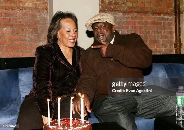 Rosetta Kyles celebrates her birthday with her son Cedric The Entertainer at the "Code Name: The Cleaner" premiere after party at Pacha, January 04,...