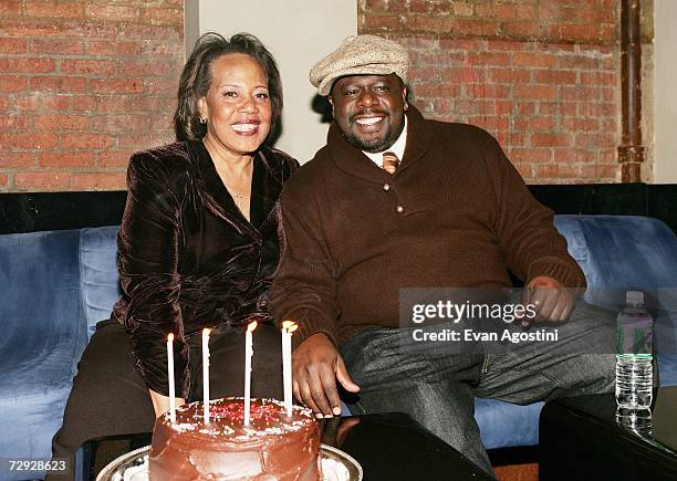 Rosetta Kyles celebrates her birthday with her son Cedric The Entertainer at the "Code Name: The Cleaner" premiere after party at Pacha, January 04,...