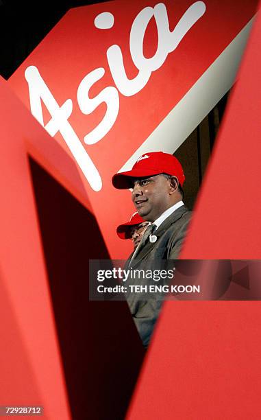 Kuala Lumpur, MALAYSIA: Tony Fernandes, chief executive of Malaysian budget carrier launch the new long-haul low-cost airline, AirAsia X, which will...