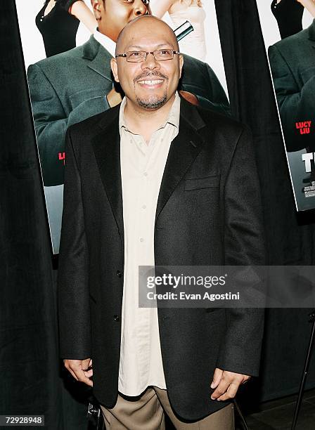 Writer Robert Adetuyi attends the premiere of ''Code Name: The Cleaner'' at The Empire 25, January 04, 2007 in New York City.