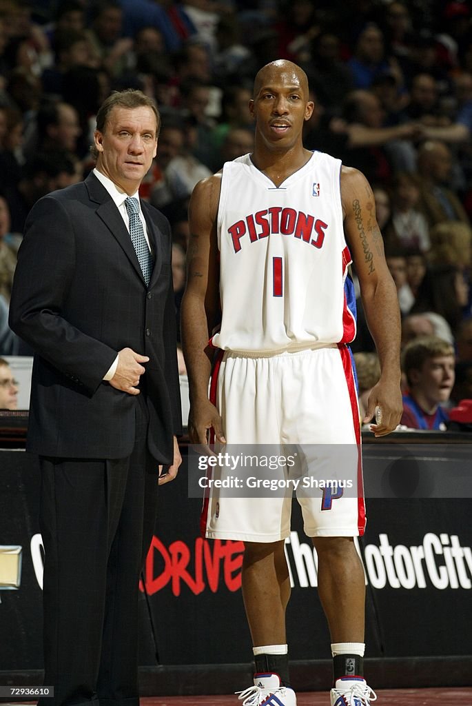 New Jersey Nets v Detroit Pistons