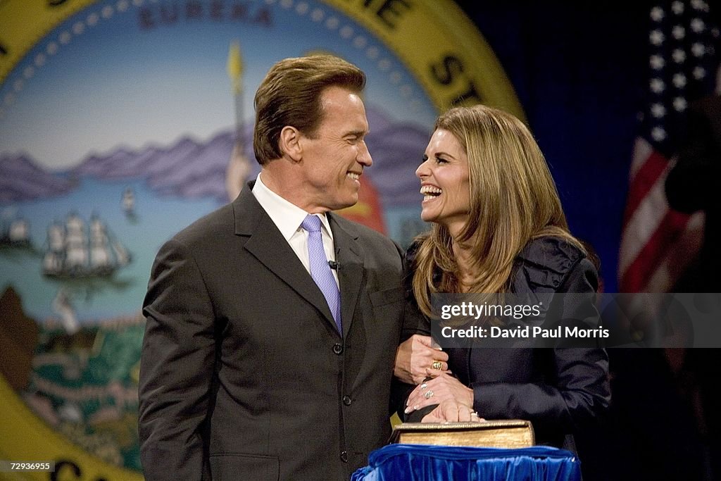 Arnold Schwarzenegger Is Inaugurated For A Second Term As Governor