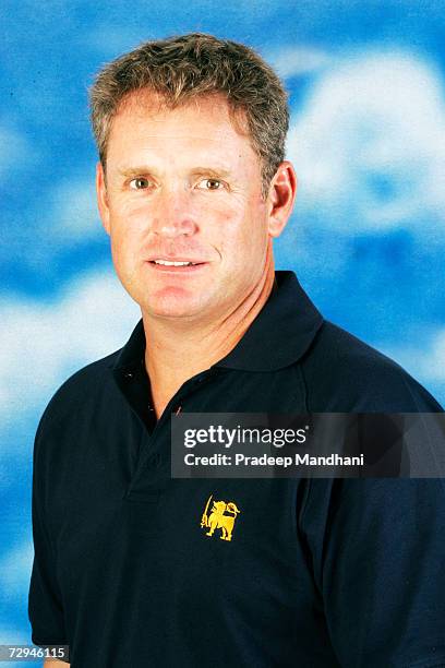 Headshot of Tom Moody, Coach of Sri Lanka taken ahead of the ICC Champions Trophy on October 2, 2006 in Mumbai, India.