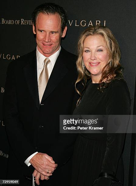 Actress Catherine O'Hara and her husband Bo Welch attend the 2006 National Board Of Review Awards Gala at Cipriani 42nd Street January 9, 2007 in New...