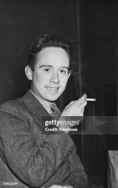 Ian Hamilton, a third-year law student at Glasgow University, who is being questioned about the theft of the Coronation Stone from Westminster Abbey...