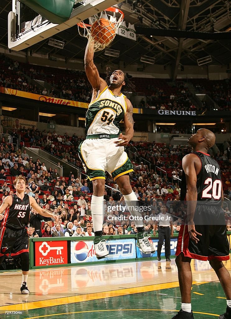 Miami Heat v Seattle SuperSonics