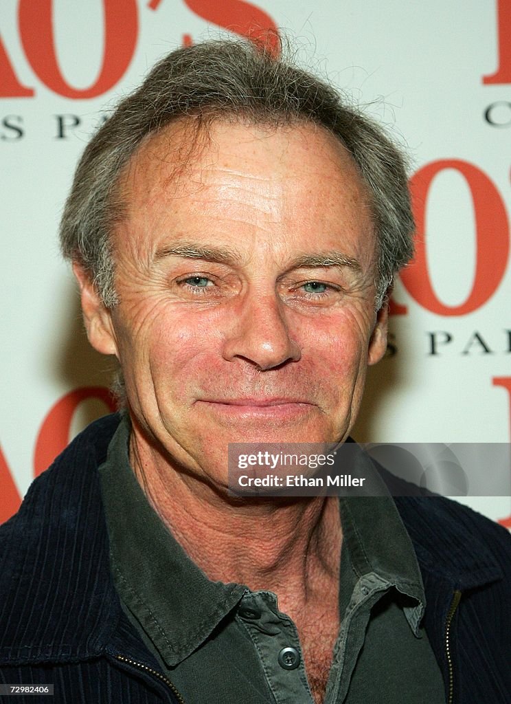 Actor Tristan Rogers arrives at the grand opening party for Rao's at