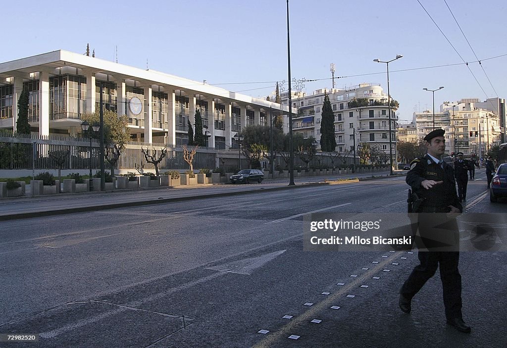 US Embassy In Athens Hit By Explosion