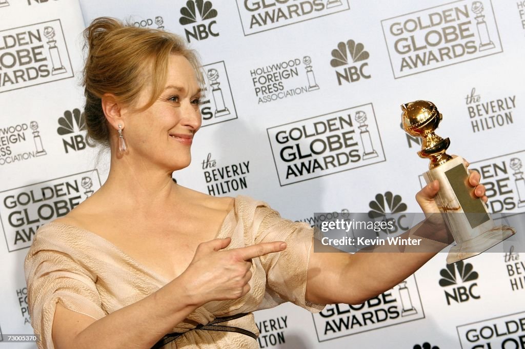 The 64th Annual Golden Globe Awards - Press Room