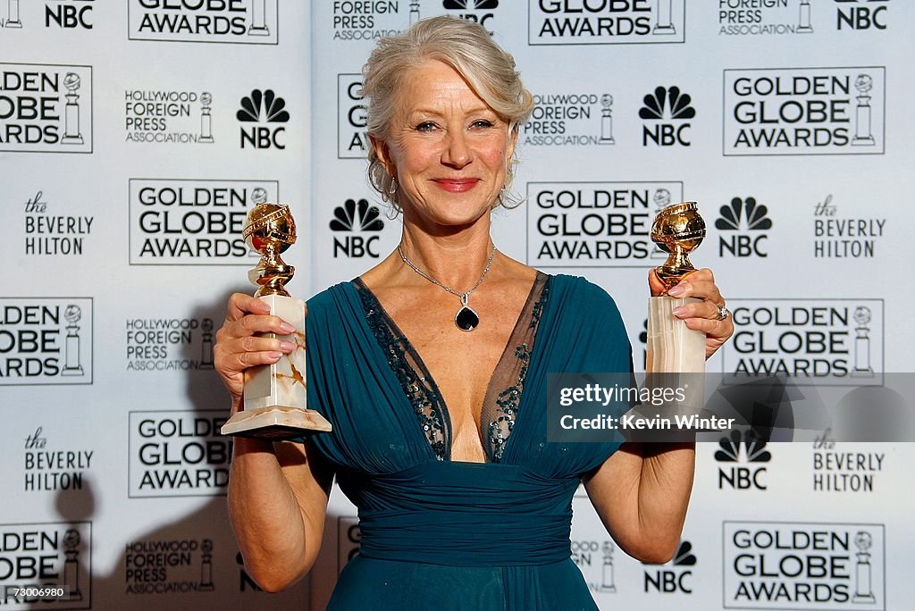 The 64th Annual Golden Globe Awards - Press Room