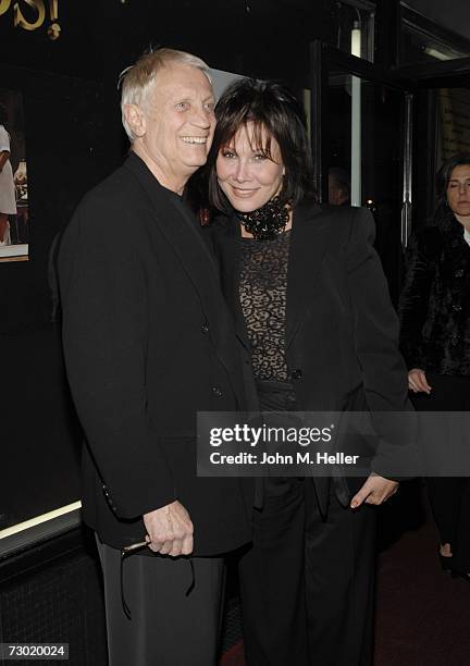 Dr. Stanley Lee and Michelle Lee attend the premiere performance of Joan Collins and Linda Evans in "Legends" on January 16, 2007 at the Wlishire...