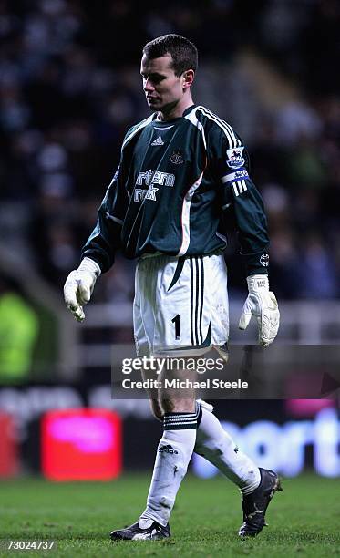 Shay Given of Newcastle United shows his dejection after Birmingham City score their fifth goal during the FA Cup sponsored by E.ON Third Round...