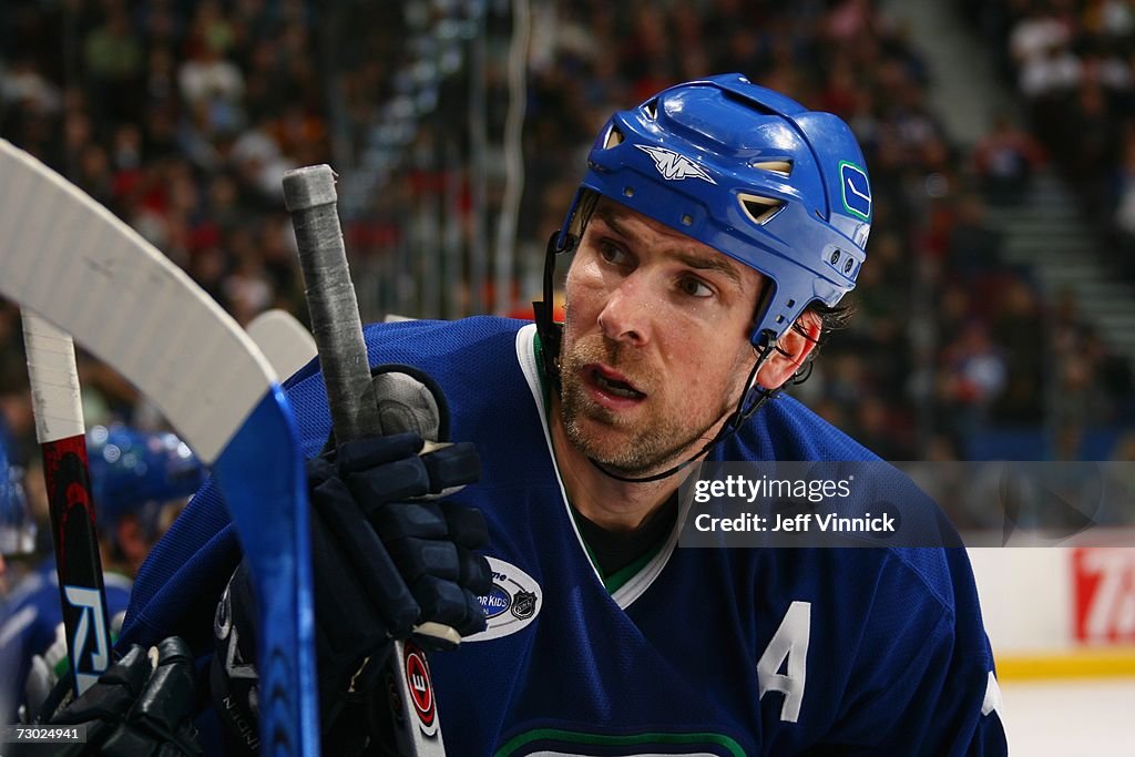 Edmonton Oilers v Vancouver Canucks