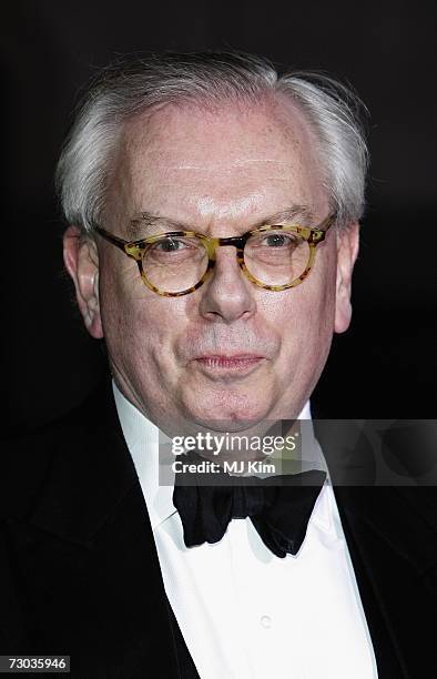 Historian David Starkey arrives at the Morgan Stanley Great Britons Awards 2006 at the Guildhall on January 18, 2007 in London, England.