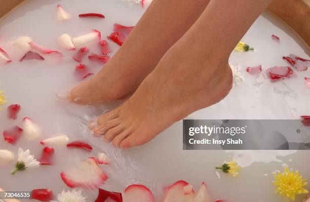 pedicure - dip toe stock pictures, royalty-free photos & images