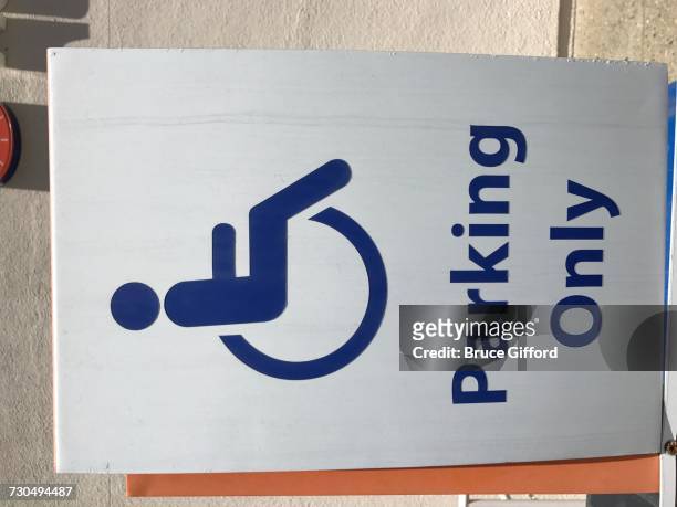 law - handicap parking space stock pictures, royalty-free photos & images