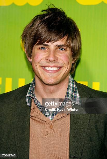 Actor Chris Lowell arrives for the CW Network Winter TCA Party at the Ritz-Carlton Huntington Hotel on January 19, 2007 in Pasadena, California.