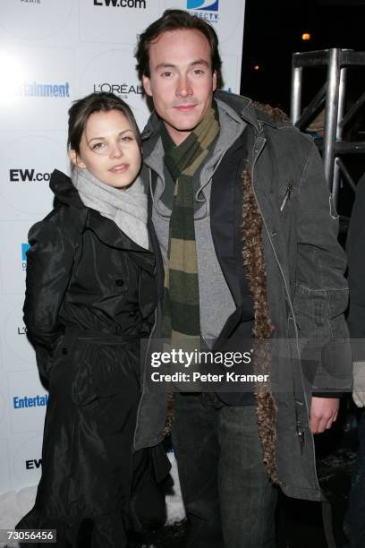 Actors Ginnifer Goodwin and Chris Klein arrive at Entertainment Weekly's celebration of the 2007 Sundance Film Festival and the launch of...