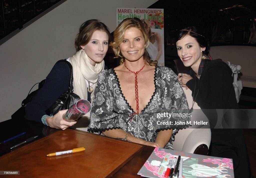 Private Cocktail Party Celebrating Mariel Hemingway's New Book