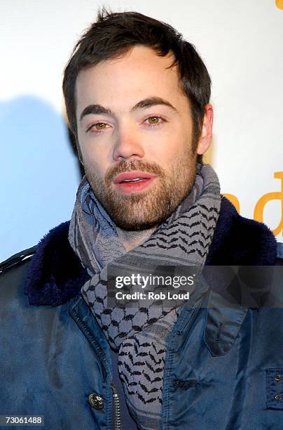 Actor John Hensley poses at the GLAAD Media Nominations Announcement at Side Bar during the 2007 Sundance Film Festival on January 21, 2007 in Park...