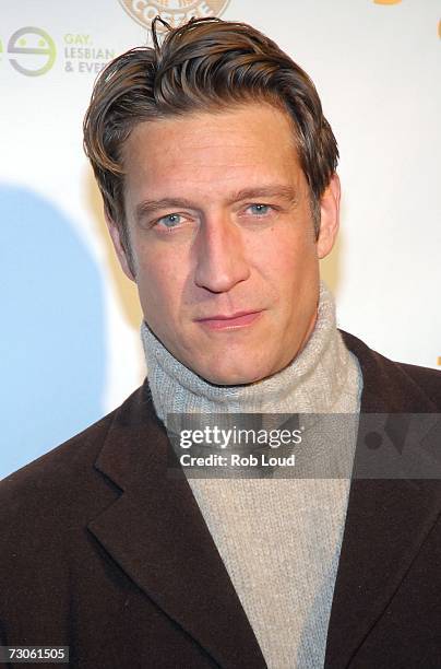 Actor Robert Gant poses at the GLAAD Media Nominations Announcement at Side Bar during the 2007 Sundance Film Festival on January 21, 2007 in Park...