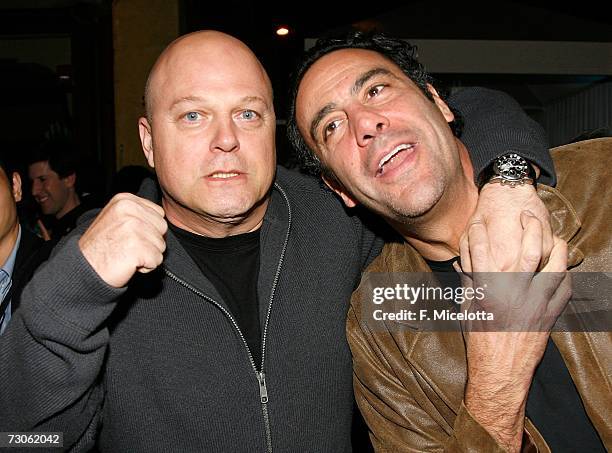 Actors Michael Chiklis from the TV show The Shield and Brad Garrett from the TV show Til death appear at the 2007 Fox Winter TCA White Hot Winter...