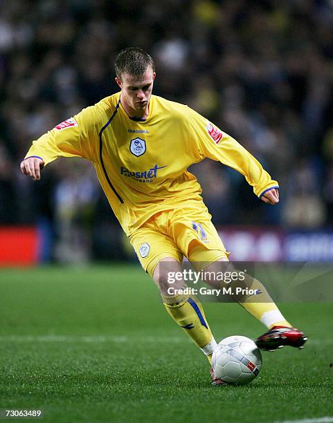 Marcus Tuogay of Sheffield Wednesday in action during the FA Cup sponsored by E.ON Third Round Replay match between Manchester City and Sheffield...