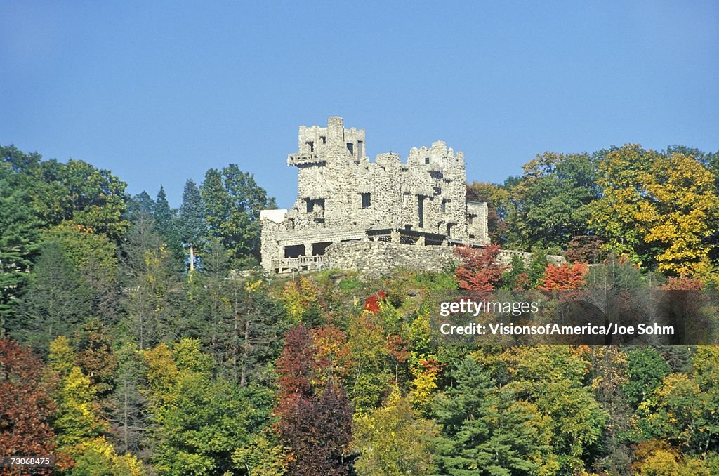 "Autumn colors at Gillette Castle State Park, East Haddam, Connecticut"