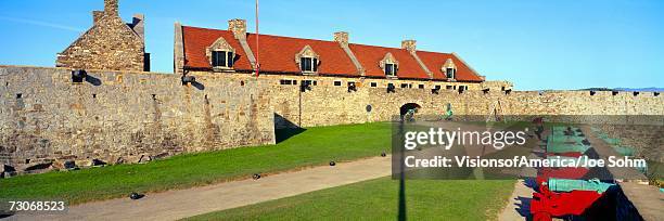 "fort ticonderoga, lake champlain, new york state" - fort ticonderoga stock pictures, royalty-free photos & images