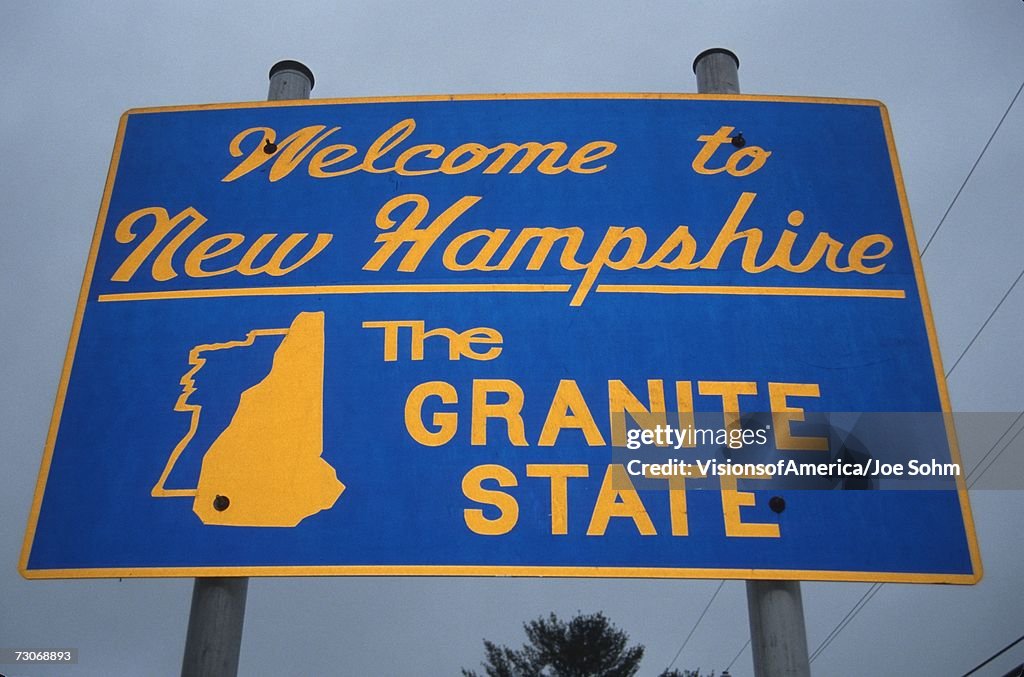Welcome to New Hampshire Sign