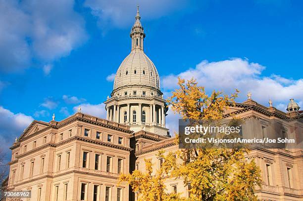 "state capitol of michigan, lansing" - lansing - fotografias e filmes do acervo