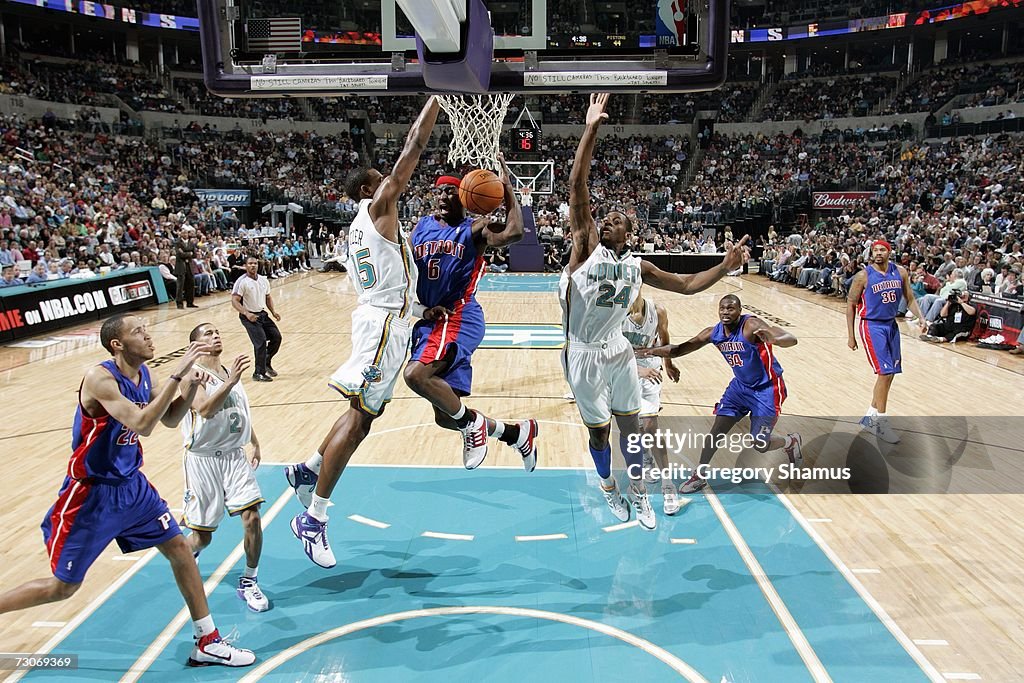 Detroit Pistons v New Orleans/Oklahoma City Hornets