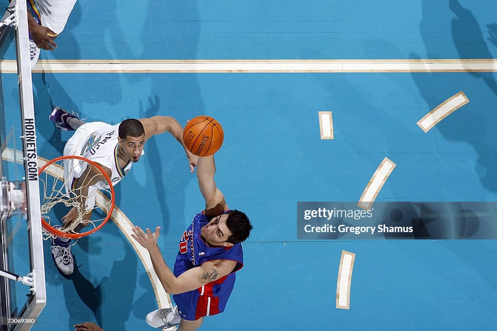 Detroit Pistons v New Orleans/Oklahoma City Hornets