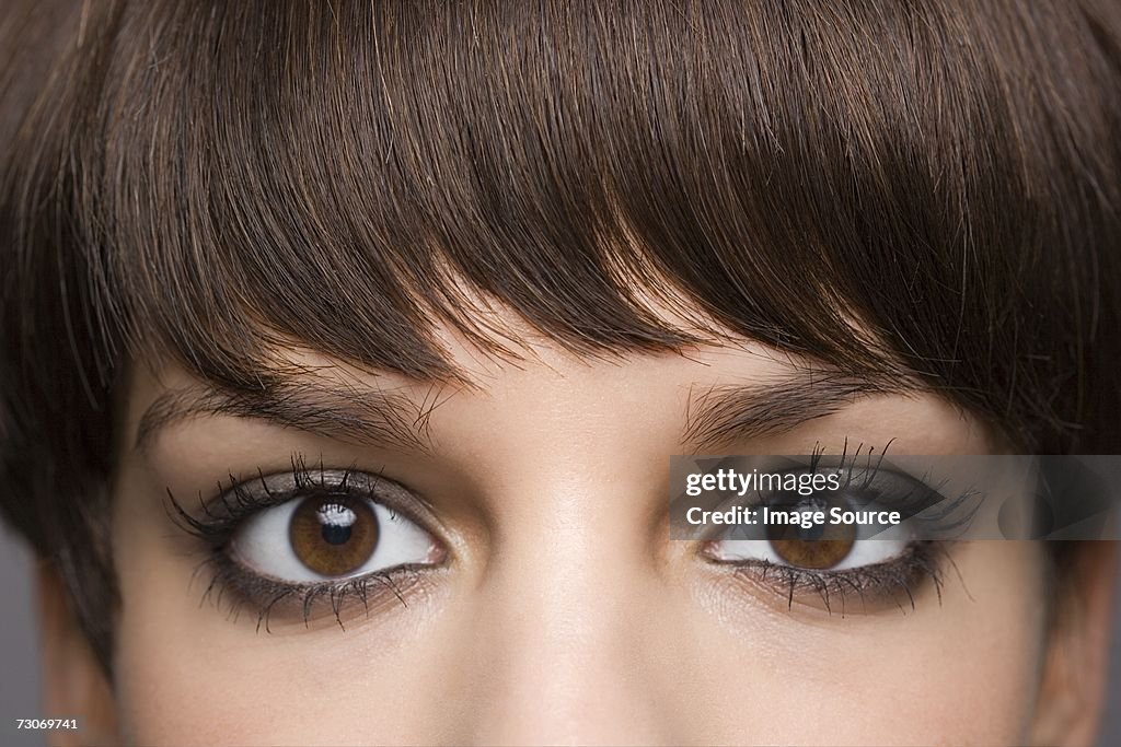 Eyes of a young woman