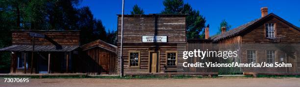 this is a ghost town near virginia city. - old west town stock pictures, royalty-free photos & images