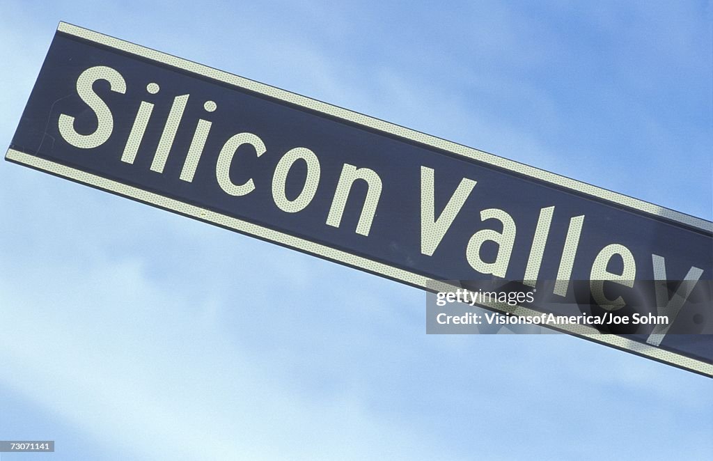 A sign that reads ?Silicon Valley?